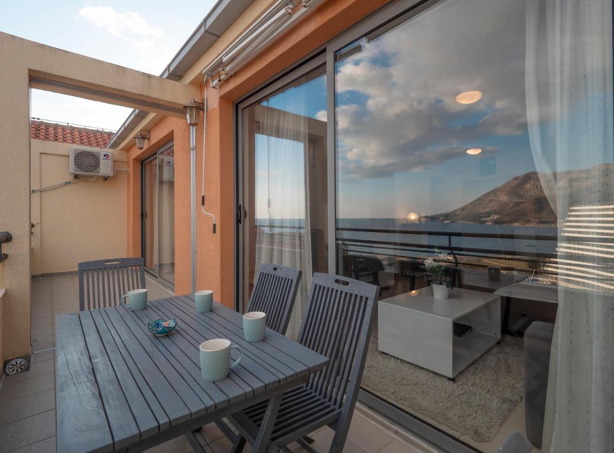 Sea View Two Bedroom Family Apartment With Pool - Sunset Ivanovici Bečići Extérieur photo